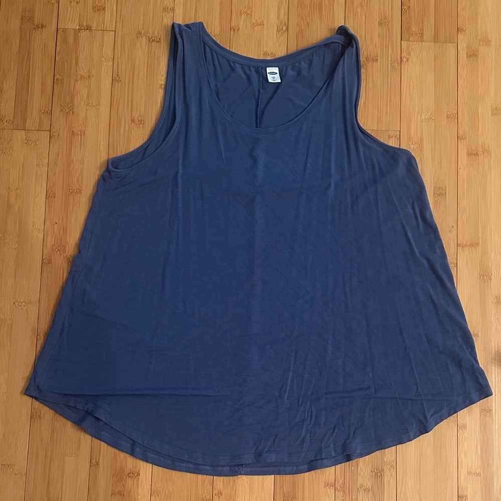 Old Navy Women's Navy Scoop Neck Tank Top